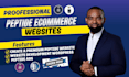 build peptide wordpress website design research peptide ecommerce landing page