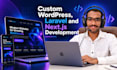 build business site with wordpress, custom theme, plugin, laravel, nextjs