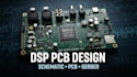 design custom dsp pcb, audio processing board, schematic and pcb layout