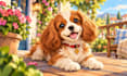create a beautiful custom cartoon pet portrait within 24 hours