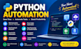 build python automation scripts for web, API, python scripts, lua, task, pandas