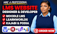 setup or customize moodle, talentlms, tutor pro wordpress lms, learnworlds lms