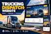 design trucking dispatch website for trucking dispatch company