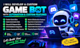 build a powerful game bot, api bot, game script, python bot, macro, web bot