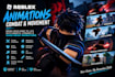 create combat movement roblox r6 r15 animations roblox vfx sfx for your game