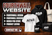 design fourth wall website setup fourthwall store setup fourthwall pod merch