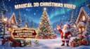 create a stunning 3d christmas video animation