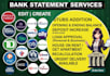 bank statement bank statement bank statement editable as u need