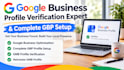 do google business profile veriication, fix gmb  and gmb setup