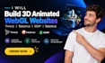 build 3d animated webgl websites threejs babylonjs gsap babylonjs 3d websites