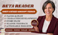 romance beta reader, fantasy beta reader, thriller beta reader
