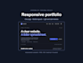 build a responsive one page website or personal portfolio