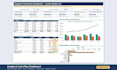 create an excel or google sheets KPI dashboard with charts