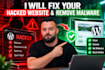 fix your hacked website and remove malware