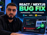 fix react nextjs bugs and responsive issues