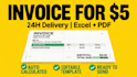 make simple excel invoice template
