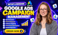 setup and manage google ads ppc campaigns with ga4 ecommerce tracking