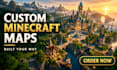 create a custom minecraft map as your minecraft builder