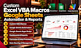 do excel vba macros, google sheets apps script