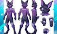 draw furry ref sheet fursona ref sheet anthro ref sheet reference character