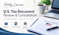 provide US tax document review and consultation