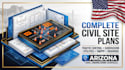 traffic control plan subdivision utility layout plan swppp drainage plan arizona