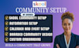 do skool community setup, skool community setup and onboarding
