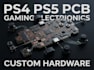 design ps5 ps4 controller pcb, retro gamepad and embedded firmware