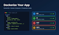 dockerize your app with docker and docker compose