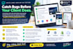 do client website launch audit and white label web app qa testing