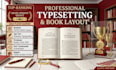 do professional book typesetting and layout design