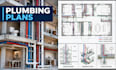 create water supply and sanitary plumbing plans