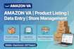 do amazon product listing and data entry as amazon VA