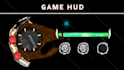 design 2d game UI, hud and icons