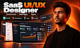 design saas dashboards, web app, landing page uiux in figma
