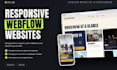 design and develop webflow website