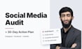do a social media audit with an action plan