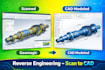 do reverse engineering from scan data,mesh, stl to step, solid step 3d cad model
