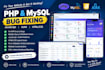 fix PHP mysql javascript and ajax bugs