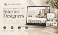 create a stunning squarespace portfolio website for interior designers
