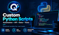 build custom python scripts