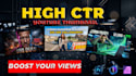 designe clickbait high CTR youtube thumbnails