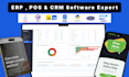 develop custom CRM , erp , pos and saas software