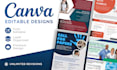 editable canva templates and complete brand kit