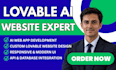 lovable website development ai web app design