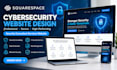 design squarespace cybersecurity website security consultant services website