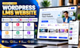 build a professional wordpress lms website with tutor lms