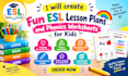 create fun esl lesson plans and phonics worksheets for kids