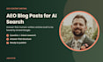 write aeo optimized blog posts that rank on llms