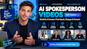 create ai spokesperson video explainer, elearning videos synthesia using heygen